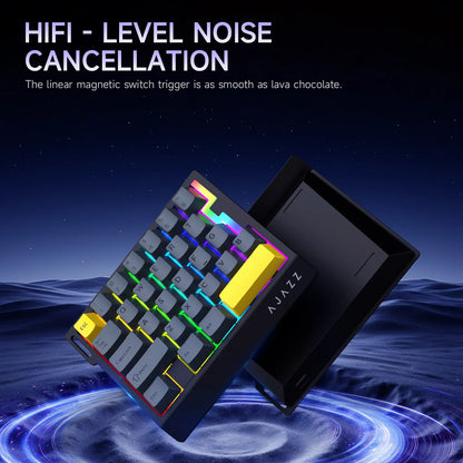 AJAZZ AK029 Wired One Handed Keyboard HE Magnetic Switch 8000Hz 29 Keys RGB Mini Gaming Mechanical Keyboard for PC Gamer