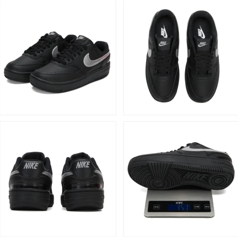 Nike Authentic Force Skateboarding Shoes for Women Black Hq1674-001 Free Shipping
