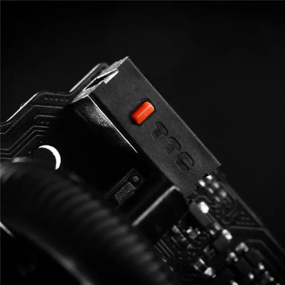 Angry Miao Infinity Gaming Wireless Mouse Hot-Swappable Metal Ultralight Hollow PAW3950 Dual 8K Wired Tri-Mode Orange