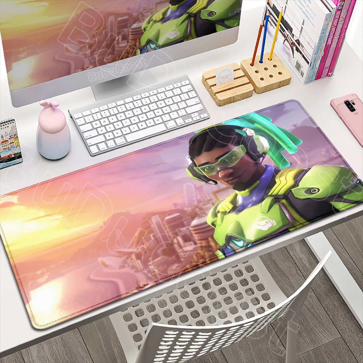 Large XXL DIY Cool  Overwatch Mouse Pad Keyboard Table Gaming Accessories Non-Slip Rubber Edge locking spped Laptop Rug desk Mat
