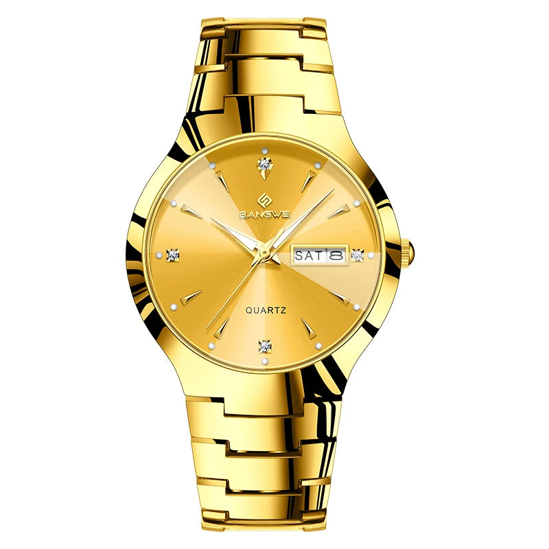 BANGWEI 2026 NEW Women's Watch Fashion Waterproof Luminous Elegant Weekly Calendar Exquisite women's quartz wrist watch reloj