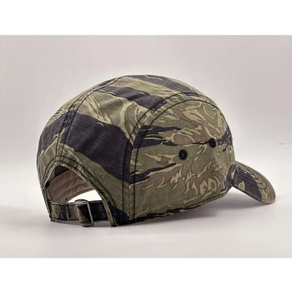 Baseballkappe im Workwear-Stil mit Camouflage-Muster und kurzer Krempe für Damen und Herren, trendige Unisex-Outdoor-Sonnenkappe