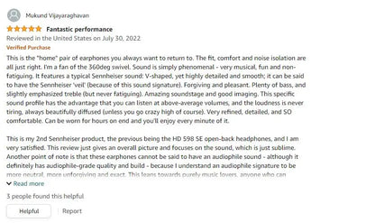 Sennheiser Wired In-Ear Earphones HiFi TrueResponse Dynamic Driver Detachable Cable Noise Isolating Studio Monitoring Hot Sale
