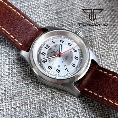 Tandorio 36mm Fashion 20BAR Automatic Dive Pilot Watch for Men Ladies NH35/PT5000/Miyota8215 Movt Sapphire Wristwatch Green Lume