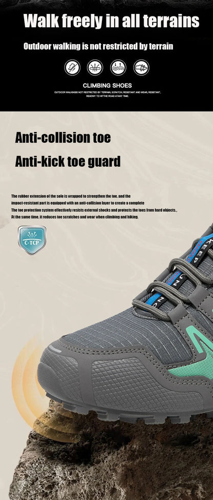 Men's Hiking Shoes Waterproof Non-slip Hiking Hiking Sports Shoes Camping Training Hunting Tactical Shoes Men's Cycling Shoes