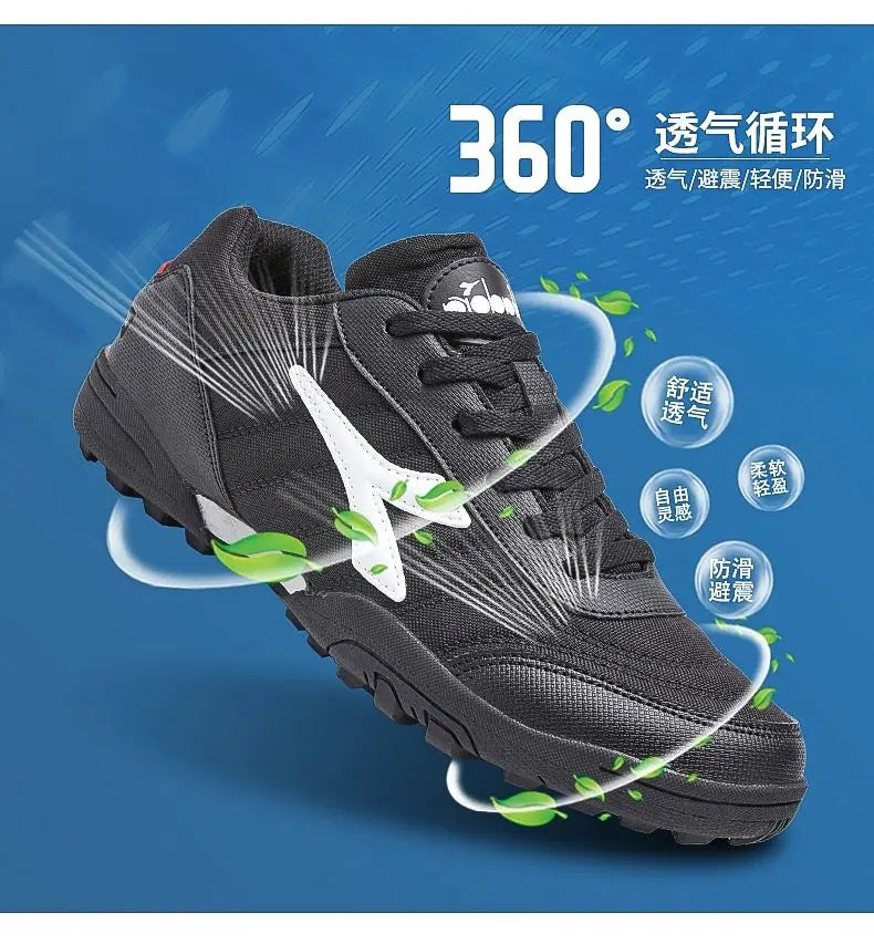 New Match Unisex Soccer Shoes Anti-slip Soccer Shoes Outdoor Professional Rivet Turf Comfortable Soccer Field Boots