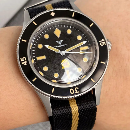 Super luminous Tandorio 50-Fathoms 40mm Sapphire Glass 200m Waterproof Ghost Pattern Miyota 8215 Automatic Movement Men Watch