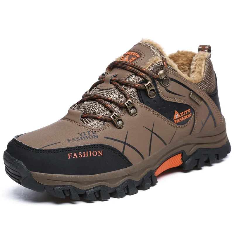 Herren-Wanderschuhe aus Veloursleder, Outdoor-Trail-Trekking-Sneaker, rutschfeste, atmungsaktive Kletterschuhe für Herren, Bergsportschuhe