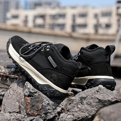 2025 Autumn High-quality Mens Casual Shoes Versatile Trendy Outdoor Wear-resistant Hiking Shoes Lightweight Soft Sports Shoes