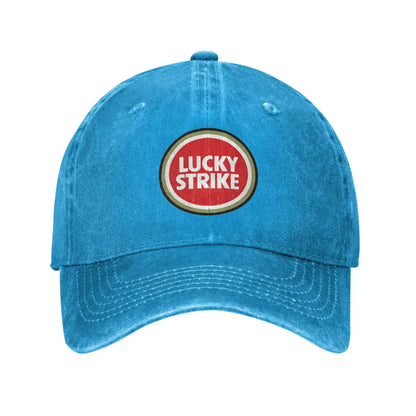 Lucky Strike Letters Troye Sivan Music Sport Retro Cowboy vyprané bejzbalové čiapky pánske džínsové streetové čiapky Tide na turistiku pánske čiapky typu „dad cap“