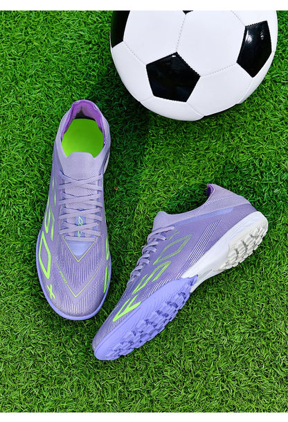 Ultralight Outdoor Sport Men's Soccer Shoes Training Football Sneakers for Youth Turf Soccer Cleats Cleats Non-Slip