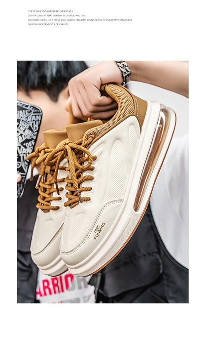 Air Cushion Men Sports Running Shoes Casual Breathable Lightweight Women's Comfortable Athletic Nonskid Walking Sneakers ﻿