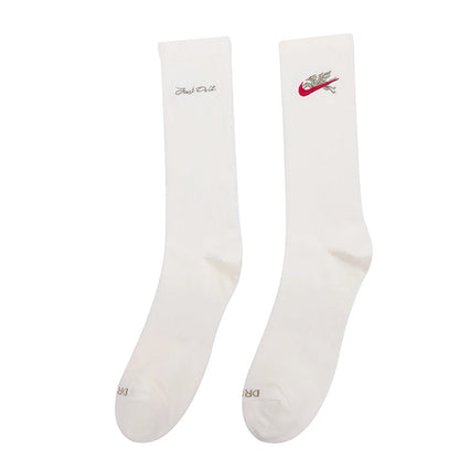 Pánské ponožky Nike, dámské ponožky, prodyšné sportovní ponožky Nike odvádějící pot, basketbalové ponožky, módní a univerzální volnočasové ponožky Iq3433-133