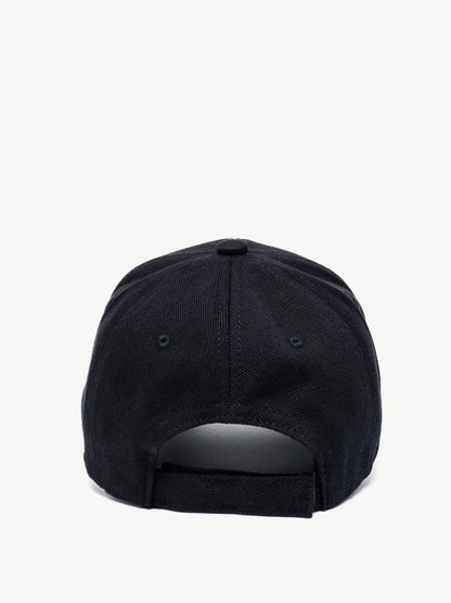 Unisex hímzett „crush” baseball sapka, fekete, hímzett kezdőbetűkkel, „dad hat”, 100% pamut, négy évszakra alkalmas baseball sapka