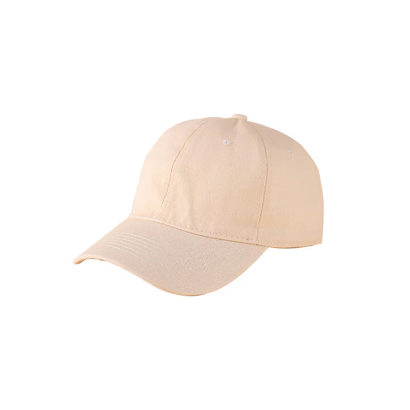 Custom Logo Cotton Soft Top Baseball Cap For Women Men Classics Simple Adjustable Dad Hat Outdoor Sport Dad Hats Wholsale