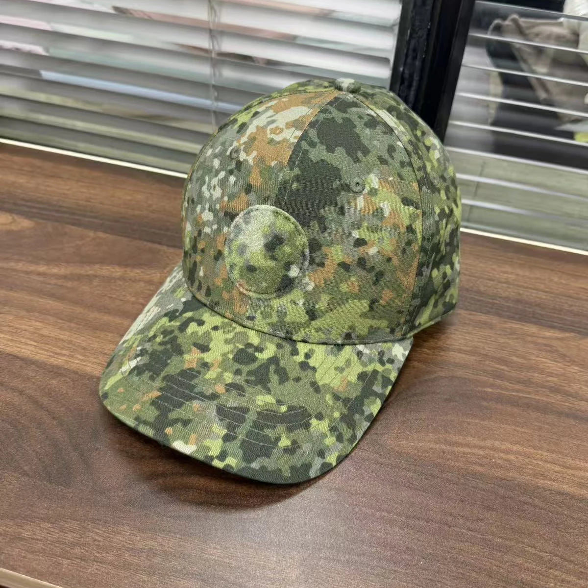 Casquette de baseball M19 NFP multicolore, camouflage Flecktran, pour homme, pour les activités de plein air, verte