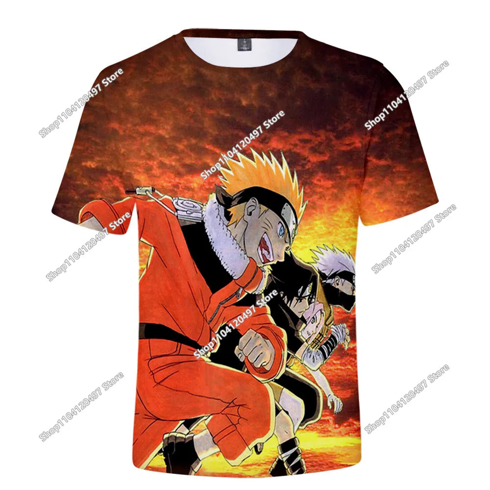 Summer Men Akatsuki T-Shirt 3D Printed The Hulk Tops Tees Male Casual Crew Neck Short Sleeve Clothing Fashion Streetwear