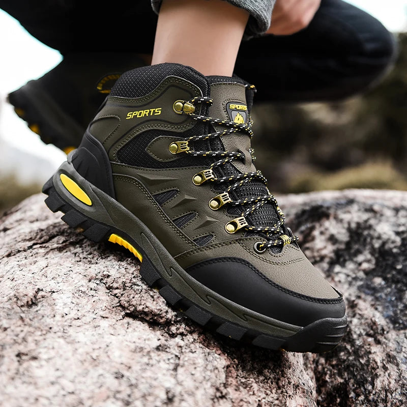 Waterdichte wandelschoenen voor buiten, voor heren en dames, voor de lente en herfst, slijtvaste bergsportschoenen, jachtsportschoenen