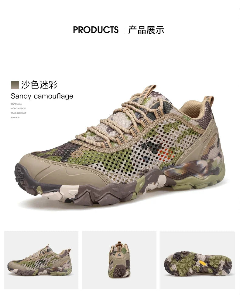 HUMTTO Chaussures pour homme : chaussures de randonnée d'été antidérapantes et respirantes, de luxe, de créateur, pour le plein air, le trekking et l'escalade, baskets pour homme