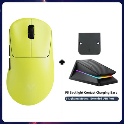 Mouse gaming wireless Rapoo VT3S /VT3S MAX GEN-2, rată de polling wireless True 8K, ultra-ușor, 49g, autonomie a bateriei de până la 750Hr