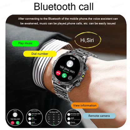 Men Fashion Outdoor Sport GPS Smart Watch Men AMOLED HD Screen Heart rate Waterproof Sport Smartwatch Man Smart Bracelet clock