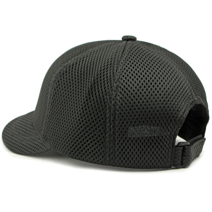 HT4828 5 cm Baseballkappe mit kurzer Krempe für Herren, 6-Panel-Baseballkappe, atmungsaktive Mesh-Trucker-Cap, Herren und Damen, einfarbig, schlichte Snapback-Cap