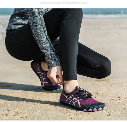Aqua Shoes for Men, Water Shoes, Barefoot Beach Shoes, Unisex Quick-Dry Outdoor Wading Shoes, Gym Training Footwear Sneakers Size 35-46