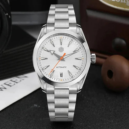 San Martin 38mm Chronometer Men Watch SN0113W V2 ST2130 Automatic Movement Sapphire BGW9 Luminous Waterproof 100m Watches