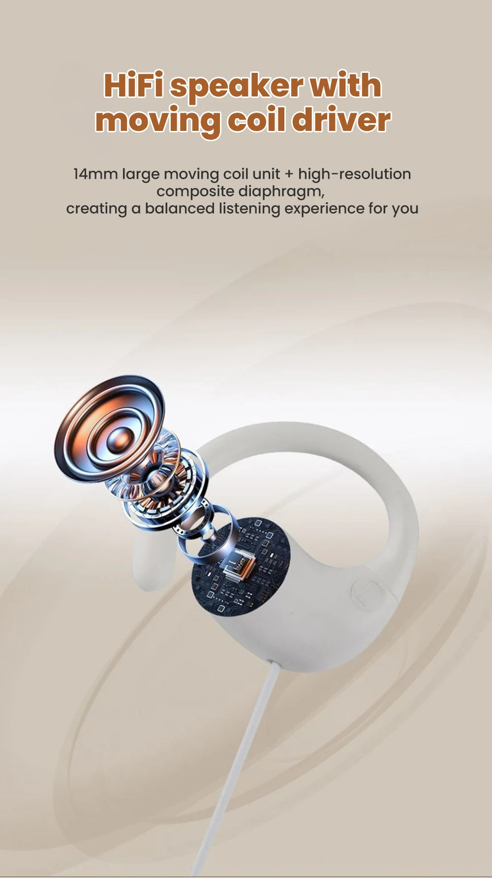 Écouteurs filaires supra-auriculaires 3,5 mm/Type C, écouteurs filaires à clipser, son surround Hi-Fi, basses puissantes, écouteurs sportifs pour jeux avec micro