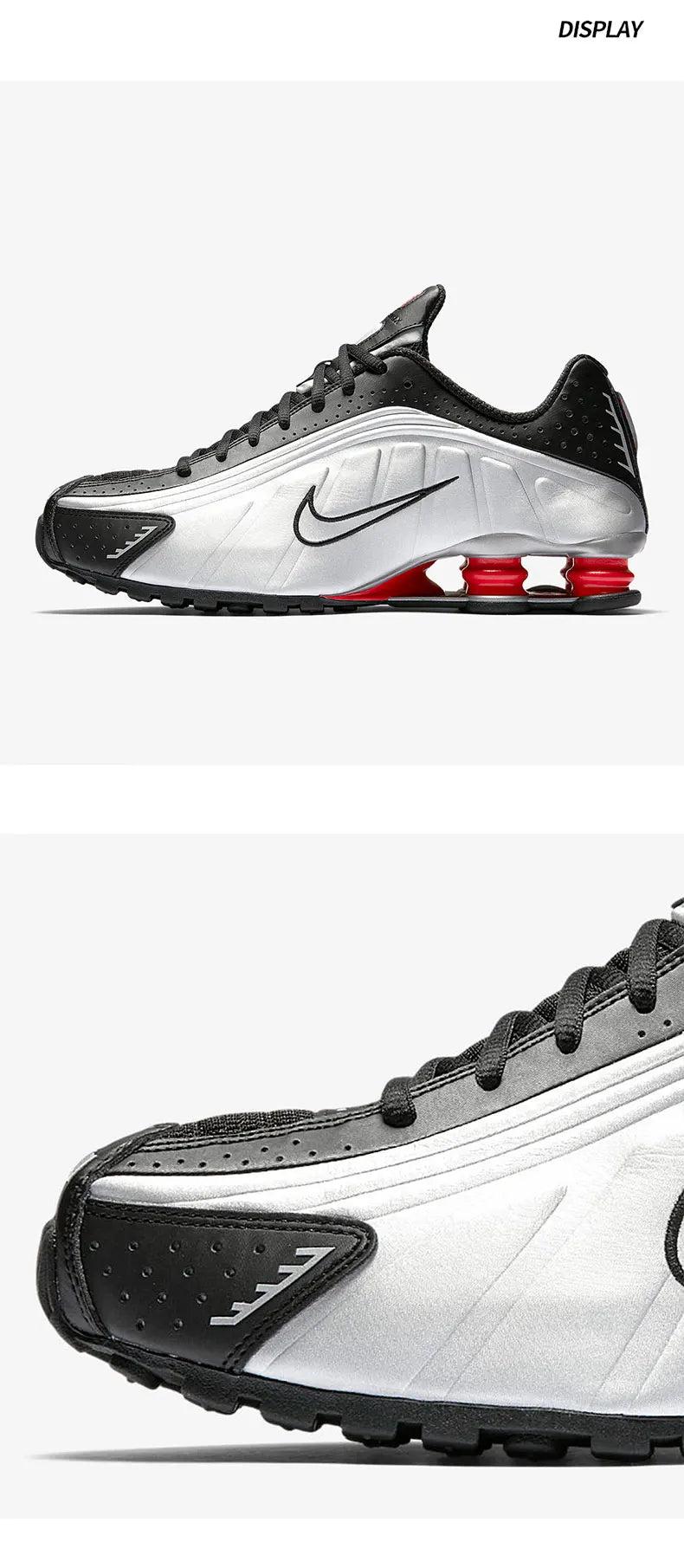 Nike Original Shox R4 OG Unisex Air Column Sport-Laufschuhe mit Dämpfung BV1111-008