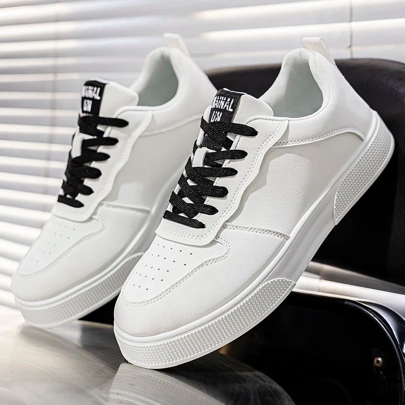 1 pair sports casual skateboarding shoes, comfortable and fashionable, with a snug upper that fits the foot and a slip-resistant sole