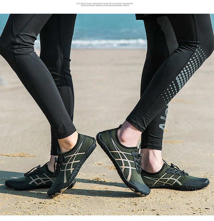 Aqua Shoes for Men, Water Shoes, Barefoot Beach Shoes, Unisex Quick-Dry Outdoor Wading Shoes, Gym Training Footwear Sneakers Size 35-46