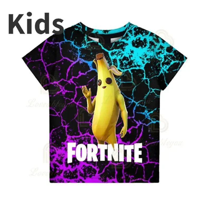 Red Jade Fortnite Anime Battle Royale 3D T-Shirt for Men Women Kids - Pelly T-Shirt Birthday Gift for Girls And Boys