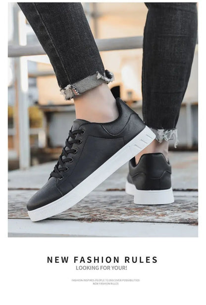 2026 Men's Shoes New Style Four Seasons Fashionable Versatile Soft Bottom White Casual Shoes Breathable Summer Zapatillas Hombre