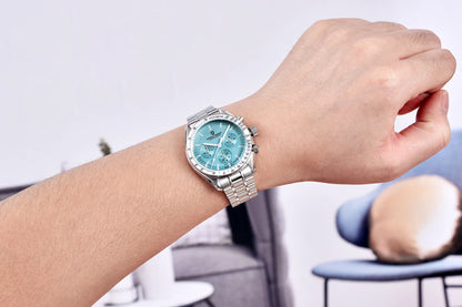PAGANI DESIGN New AR Sapphire Quartz luxury men's watches 500 vitometer Circle Sport M 100 waterproof chronograph 316L all-steel Japan Movt Luminous man Watch