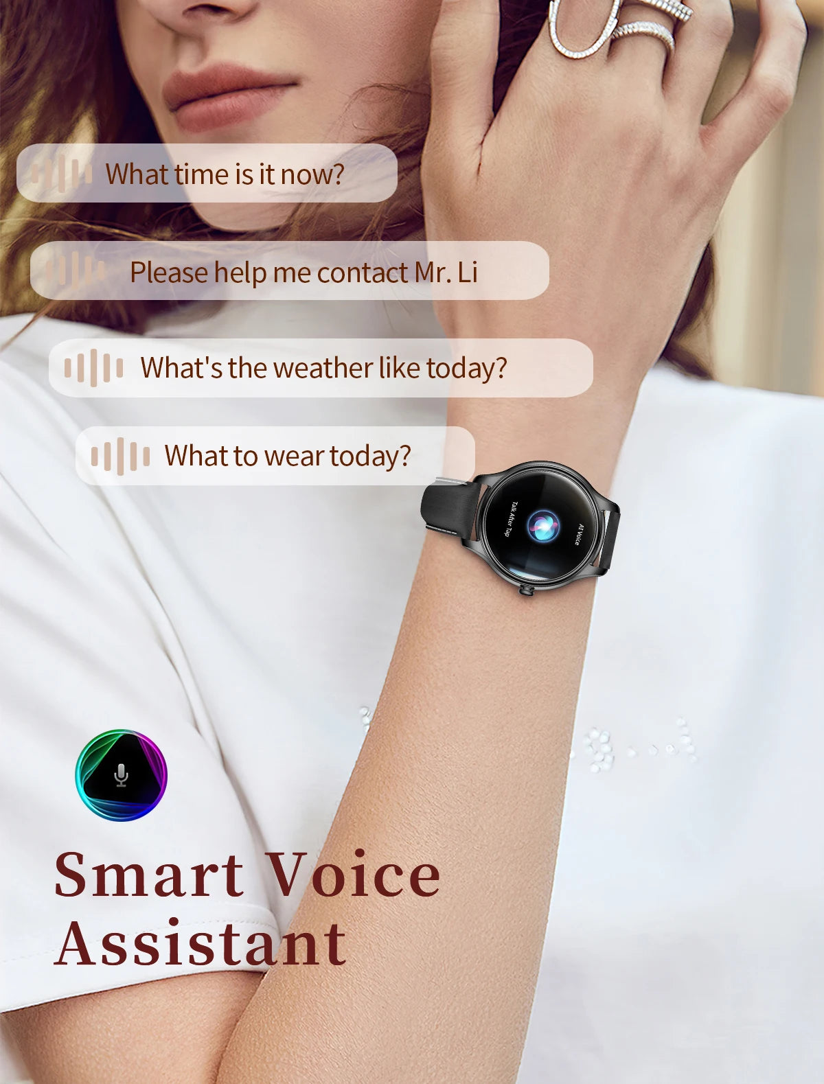 New COLMI L28 Air Ultra-thin Smartwatch 1.32 inch AMOLED Display, Women's Health Management, Exquisite Smart Watch For iOS Phone