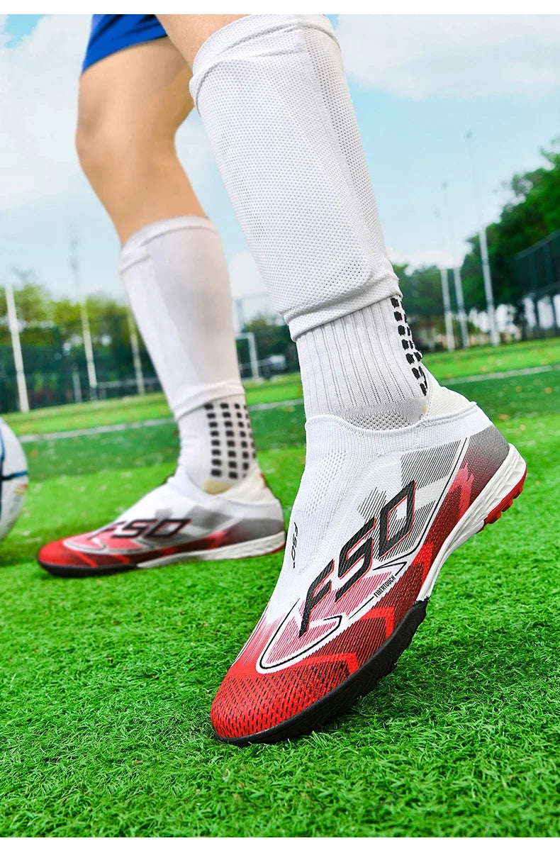 Men's New Indoor TF Football Boots High Quality Training Original Male Breathable Non-Slip Soccer Shoes Turf Futsal Football Shoes