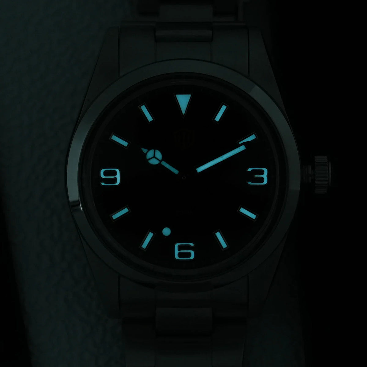 Watchdives WD1016 V3 Watch 37mm VH31 Sweep Quartz Movemet Stainless Steel Watch Waterproof Luminous Sapphire Men Wristwatch