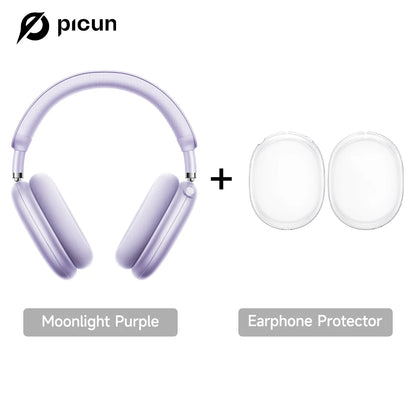 Cuffie wireless Picun F8 Pro ANC con head tracking, audio spaziale 3D, ANC -52dB, headset Bluetooth Hi-Fi, microfono HD ENC, app a bassa latenza