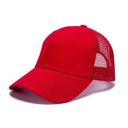 Gorras de béisbol al por mayor para hombre, gorras casuales, gorras de malla para mujer, gorras unisex con logotipo personalizado, gorras bordadas
