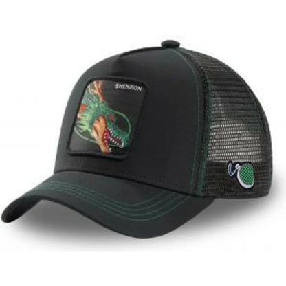 Dragon Ball Styles Anime Son Goku Bomuld Ny baseballkasket til mænd og kvinder Hip Hop Far Justerbar mesh-kasket Trucker-kasket