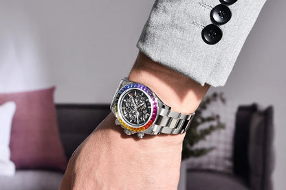 PAGANI DESIGN Men‘s Automatic Mechanical Watch Stainless Steel Waterproof Sport 10Bar Luxury Casual Watch for Men Reloj Hombre
