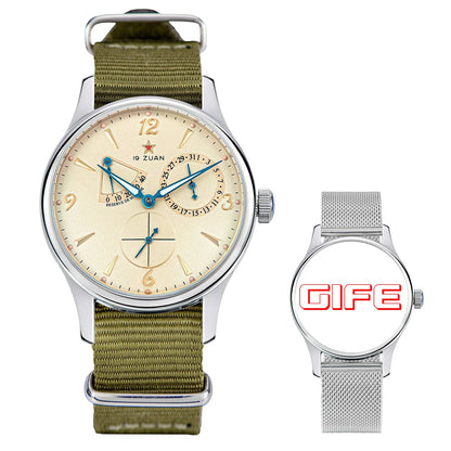 Herren-Armbanduhr Pilot 40mm 1963, automatische mechanische Uhr mit Tianjin ST1780 Uhrwerk, Army-Designeruhr, Relojes De Hombre, Neu 2024