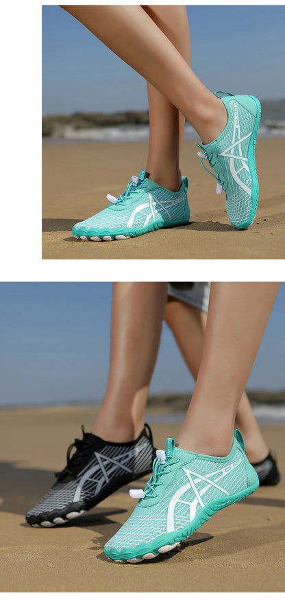 Aqua Shoes for Men, Water Shoes, Barefoot Beach Shoes, Unisex Quick-Dry Outdoor Wading Shoes, Gym Training Footwear Sneakers Size 35-46
