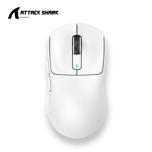 Mouse ATTACK SHARK X3 trimodo 1K Hz, mouse inalámbrico Bluetooth X3Pro 4K Hz ligero, PAW3395, velocidad móvil 650IPS