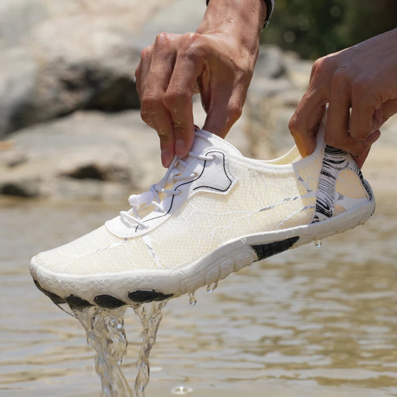 Sapatos Barefoot para Homem e Mulher, Calçado de Praia Outdoor de Secagem Rápida e Antiderrapante, Sapatos para Desportos Aquáticos e Fitness Indoor, Calçado Desportivo