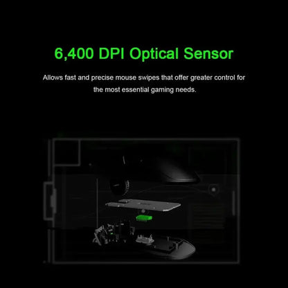 Razer nytårsgave Thunder Snake Viper Mini kablet e-sport-gamingmus til computer og laptop med RGB-lys, til små hænder
