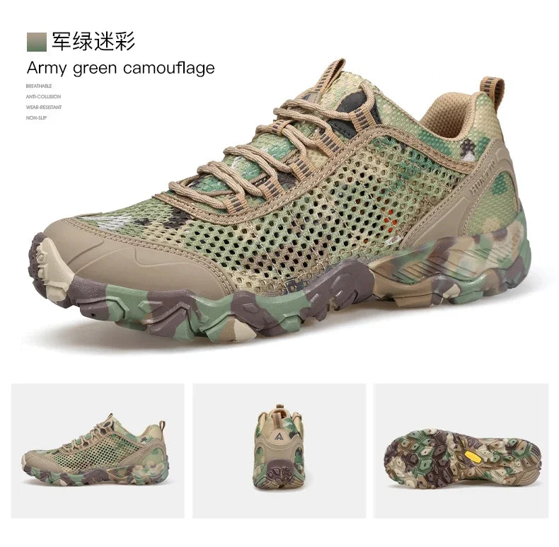 HUMTTO Chaussures pour homme : chaussures de randonnée d'été antidérapantes et respirantes, de luxe, de créateur, pour le plein air, le trekking et l'escalade, baskets pour homme