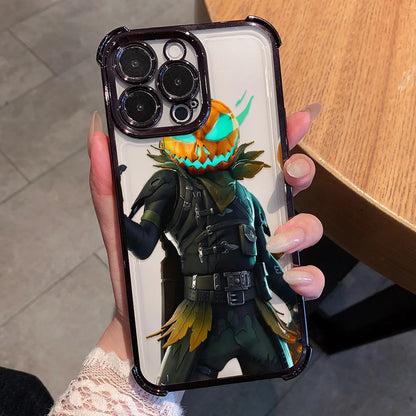 Hot Fortnites Game Plating Handyhülle für iPhone 17 17e 16e 16 15 14 13 12 11 Pro Max X XR XSMax 7 8 Mini Air Plus, sturzsicher