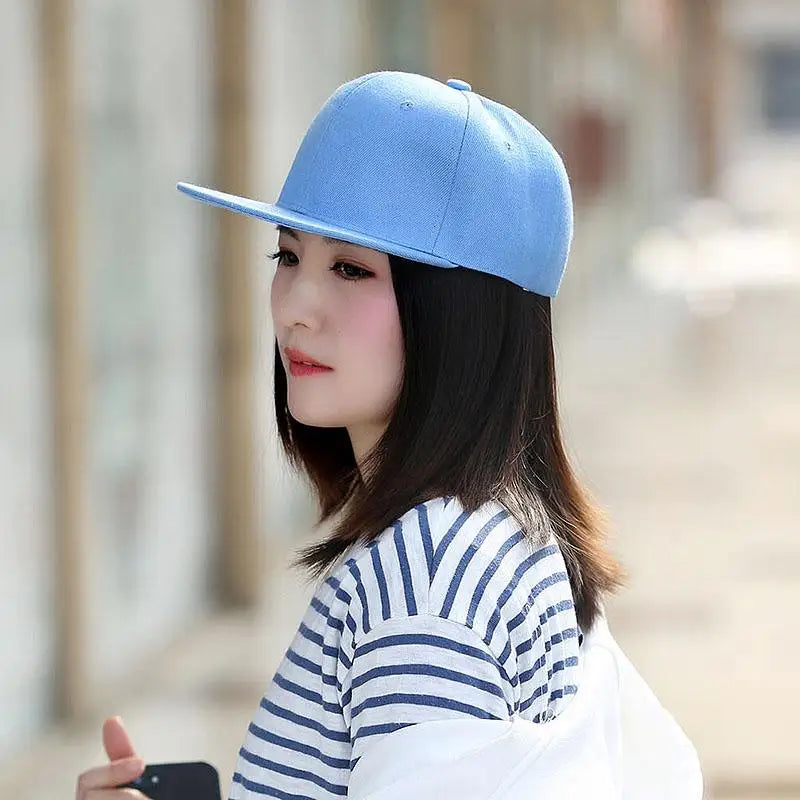 Men Women Multi Color Baseball Cap Peaked Cap Streetwear Hip hop Dad Hat wide Flat Brim Snapback Hat Outdoor Sun Hats for adult